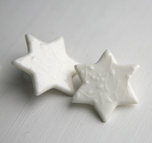 Malá hvězda (porcelánová brož) — foto 2