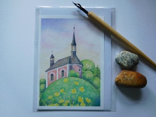 Kaplička ve Vlčí Hoře - přáníčko — foto 2