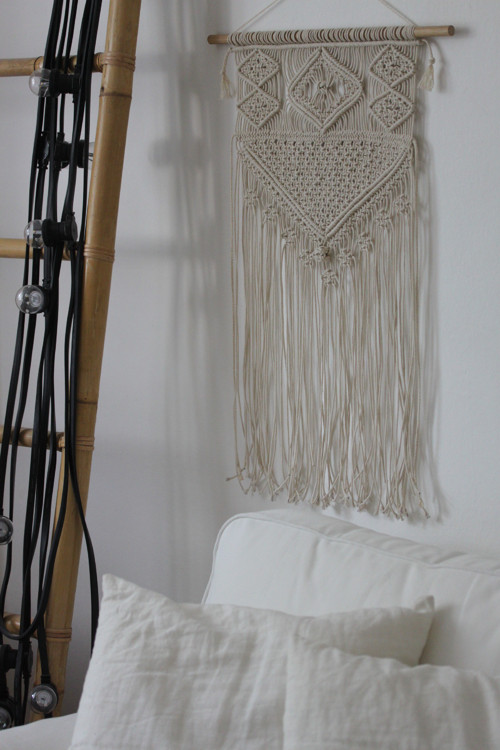 Velká macramé závěsná dekorace-objednávka — foto 2