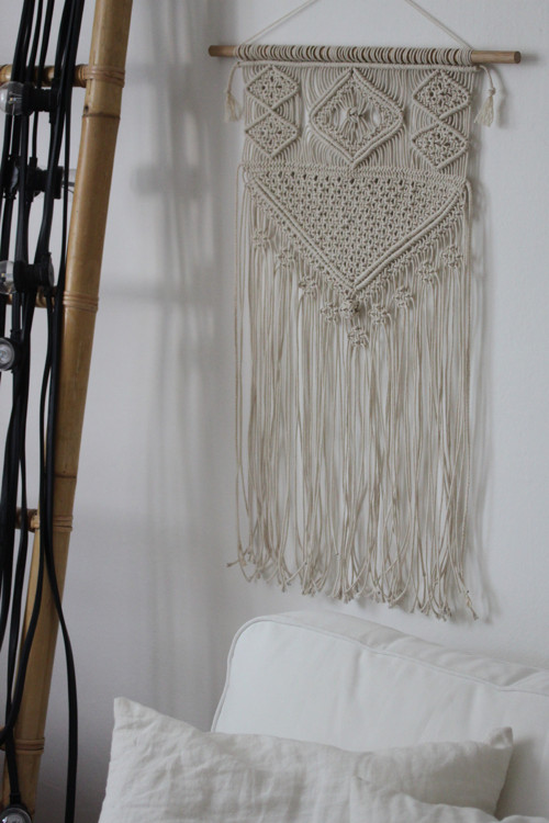 Velká macramé závěsná dekorace-objednávka — foto 4