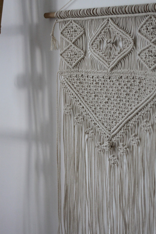 Velká macramé závěsná dekorace-objednávka — foto 5