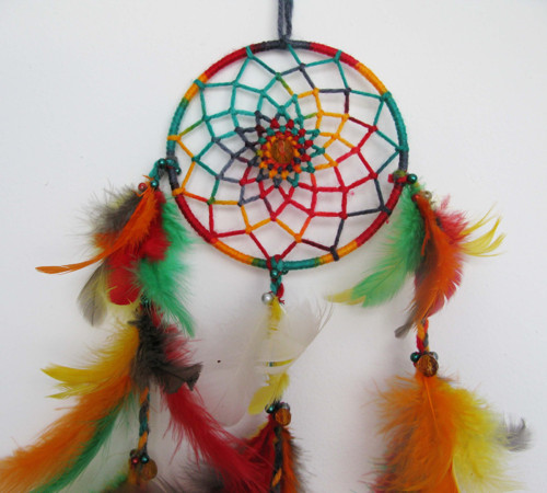 Lapač snů - "Barva kouzel" 12 cm — foto 2