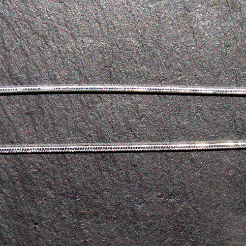 Stříbrný řetízek "had" - 40cm — foto 2