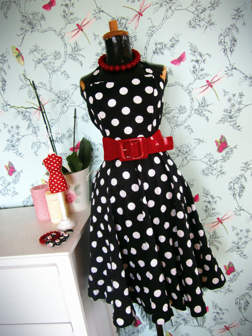 Šaty retro dots — foto 2