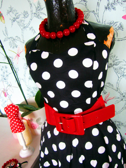 Šaty retro dots — foto 3