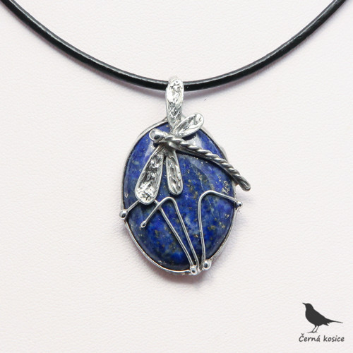 Noční let (Lapis lazuli) - náhrdelník — foto 2