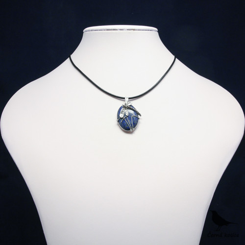 Noční let (Lapis lazuli) - náhrdelník — foto 3