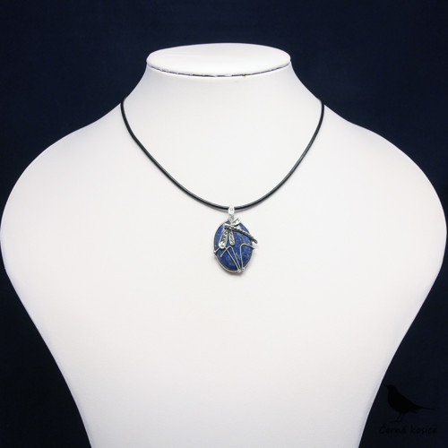 Noční let (Lapis lazuli) - náhrdelník — foto 4