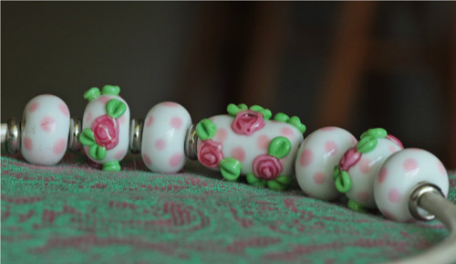 Romantický náhrdelník z vinutek — foto 3