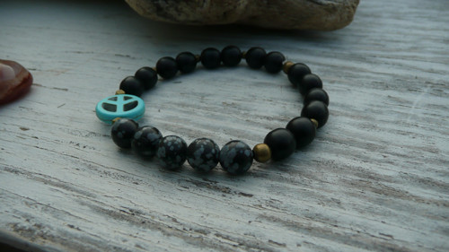 Peace Unisex - Onyx, Obsidian — foto 6