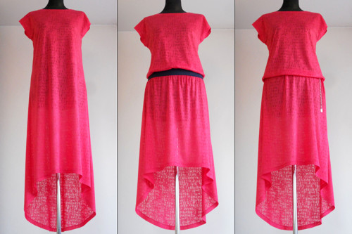 Maxišaty/Maxidress Raspberry — foto 4
