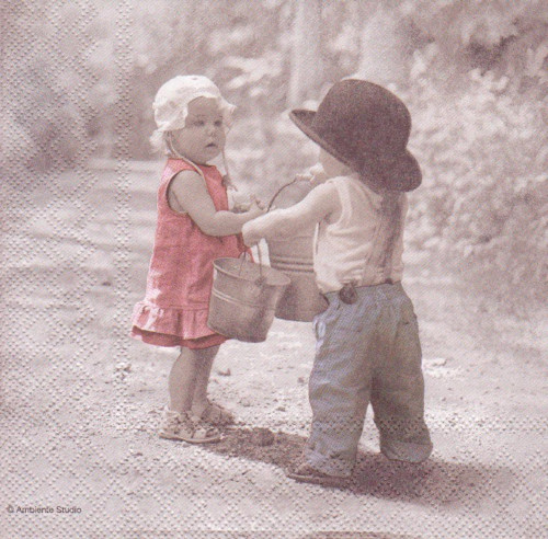 Ubrousek vintage - malý kavalír — foto 2