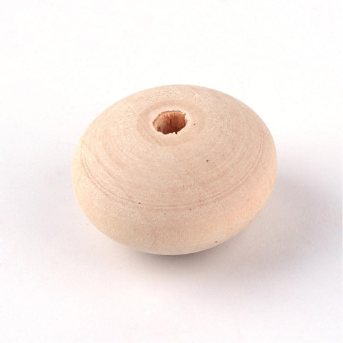 Dřevěné korálky disk 20x13mm (10ks) — foto 2