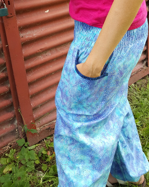Turecké kalhoty Blankytné nebe — foto 2