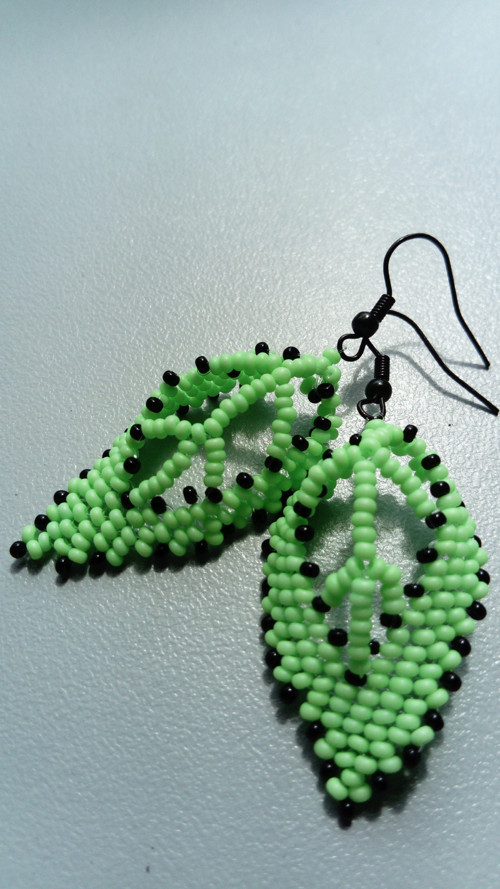 Náušnice UV Green Leaf — foto 2