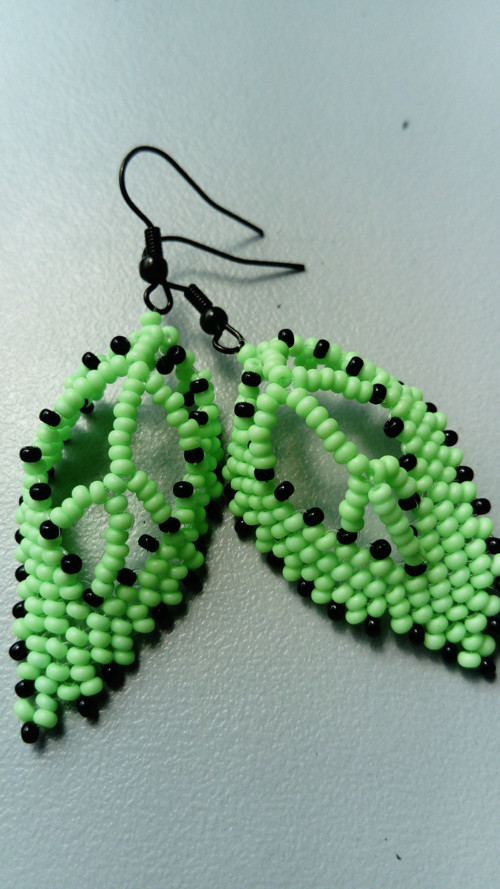 Náušnice UV Green Leaf — foto 3