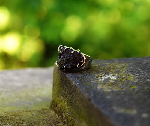 Nerezový prsten....." Black rock " — foto 4