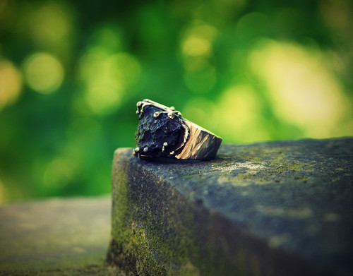 Nerezový prsten....." Black rock " — foto 6