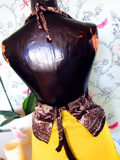 Etno boho top v čokoládě — foto 4
