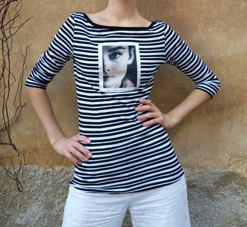 Pruhované S Audrey - S — foto 3