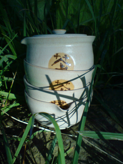 Set gaiwan se znakem čaje — foto 4