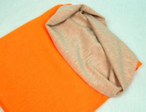 Neonový dvojitý úplet oranžový — foto 2