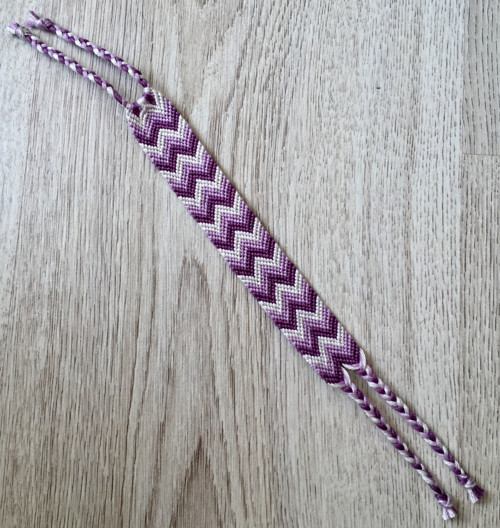 Fialkový ombré chevron — foto 3