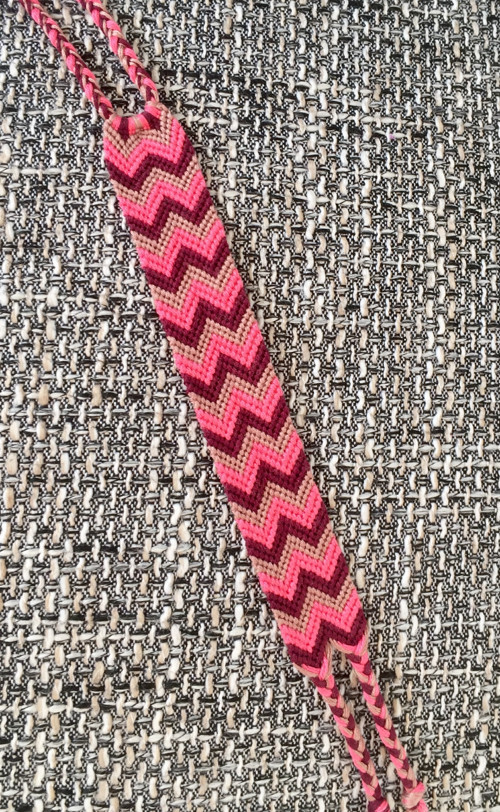 Růžovovínový chevron — foto 2