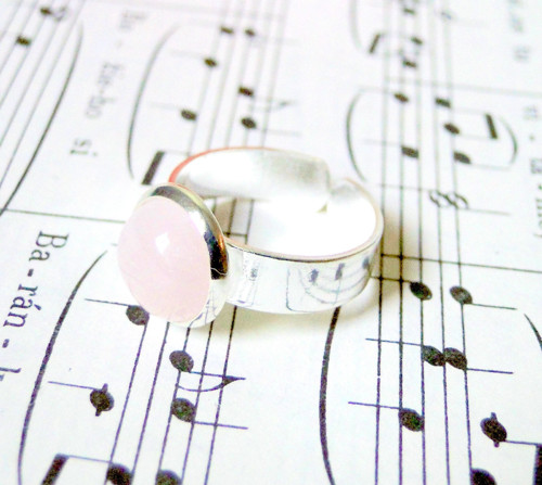 Elegant Rose Quartz Ring / Prsteň s ruženínom — foto 2