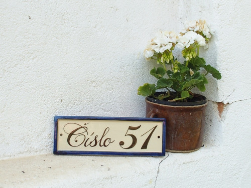 Keramické domovní číslo — foto 3
