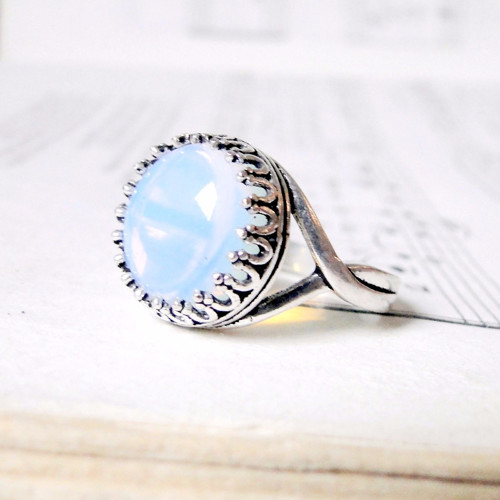 Elegantný vintage prsteň s opalitom — foto 4