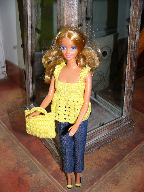 Top a kabelka pro Barbie — foto 3