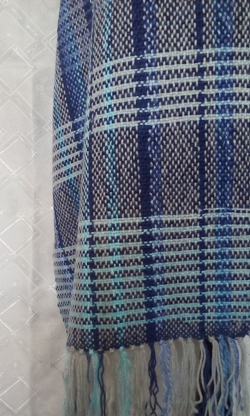 RUČNĚ TKANÁ ŠÁLA - PLÉD - OLGA — foto 5