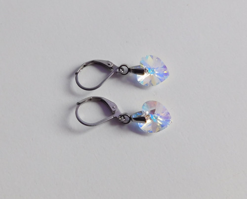 Náušnice SWAROVSKI ELEMENTS chirurgická ocel — foto 2