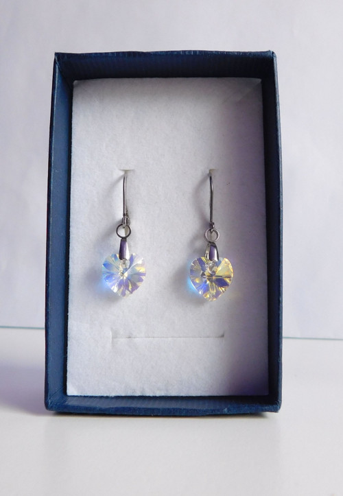 Náušnice SWAROVSKI ELEMENTS chirurgická ocel — foto 3