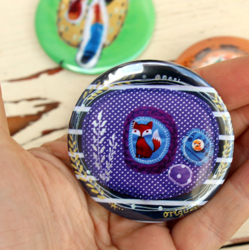 MAGNETEK VELKÝ 6 cm indiánský — foto 3