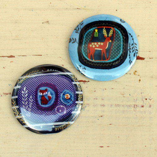 MAGNETEK VELKÝ 6 cm indiánský — foto 2