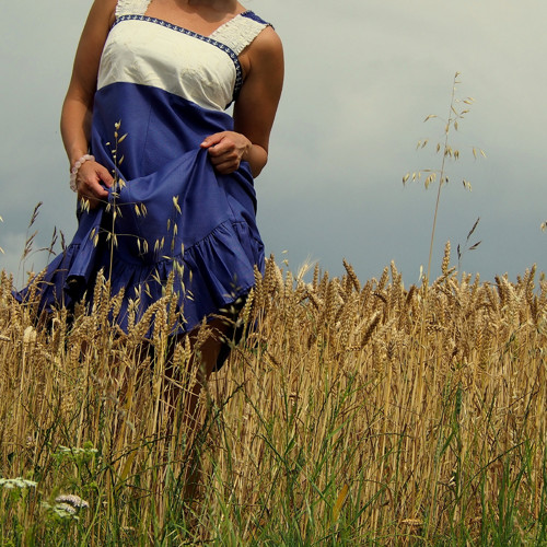 Vesmírná Blue...- šaty — foto 2