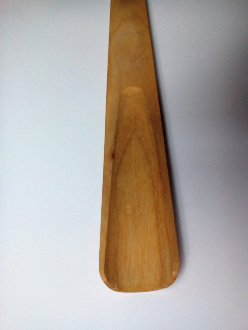 Dřevěná lžíce na boty 26cm - dub — foto 3