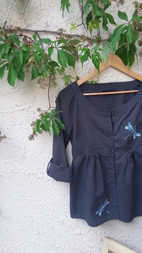 Antracit s vážkami-sleva ze 190,- — foto 4