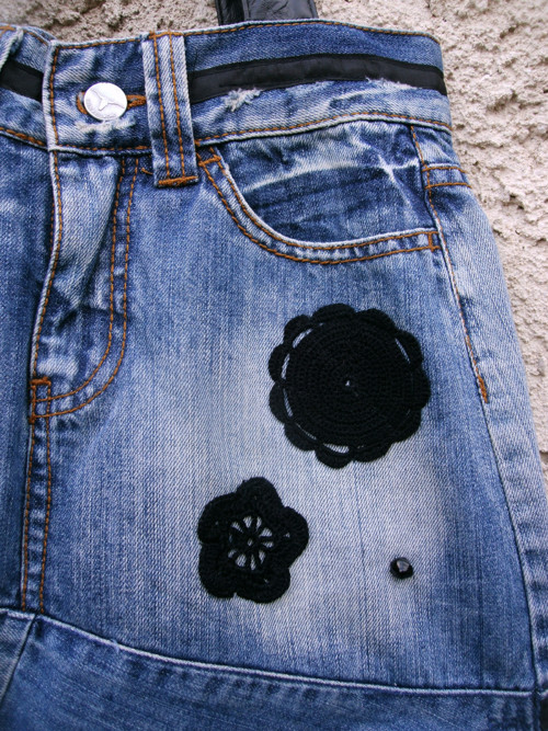 Pavoučí sít v denimu — foto 2
