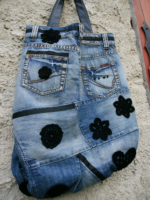 Pavoučí sít v denimu — foto 6