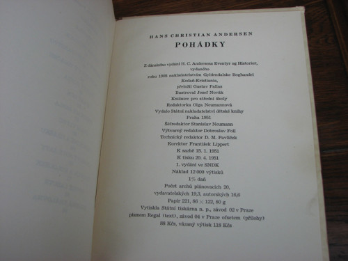 Pohádky, H. Ch. Andersen, 1951 — foto 5