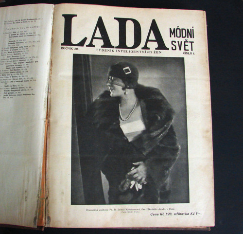 Lada-týdeník inteligentních žen, módní svět, 1928 — foto 3