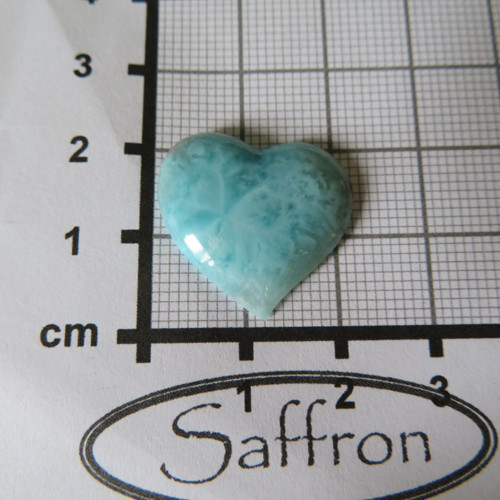 Larimar, kabošonek srdíčko č.2 — foto 2