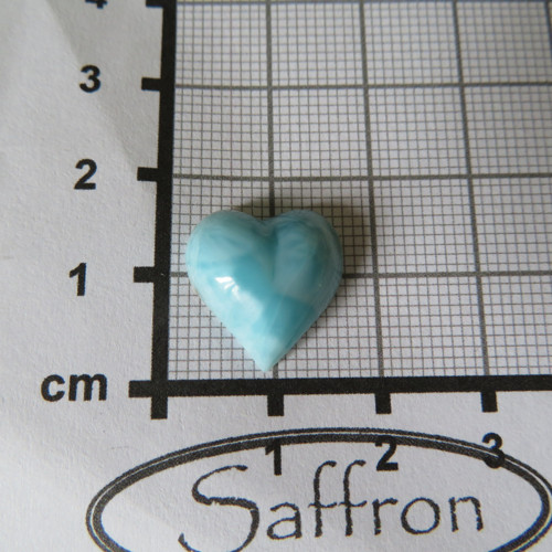Larimar, kabošonek srdíčko č.4 — foto 2