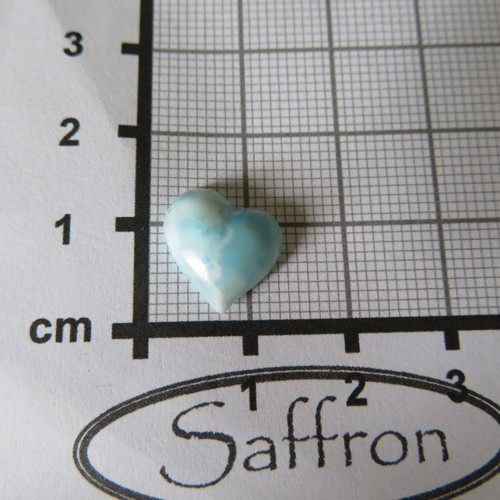 Larimar, kabošonek srdíčko č.7 — foto 2