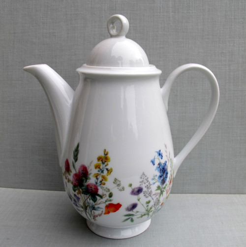 Porcelánová konvice kytková vysoká — foto 2