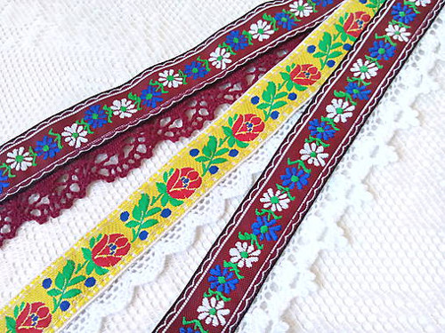 Slovak folklore set (choker + bracelet) — foto 4