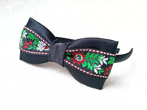 Sweet folklore headband (black) — foto 3